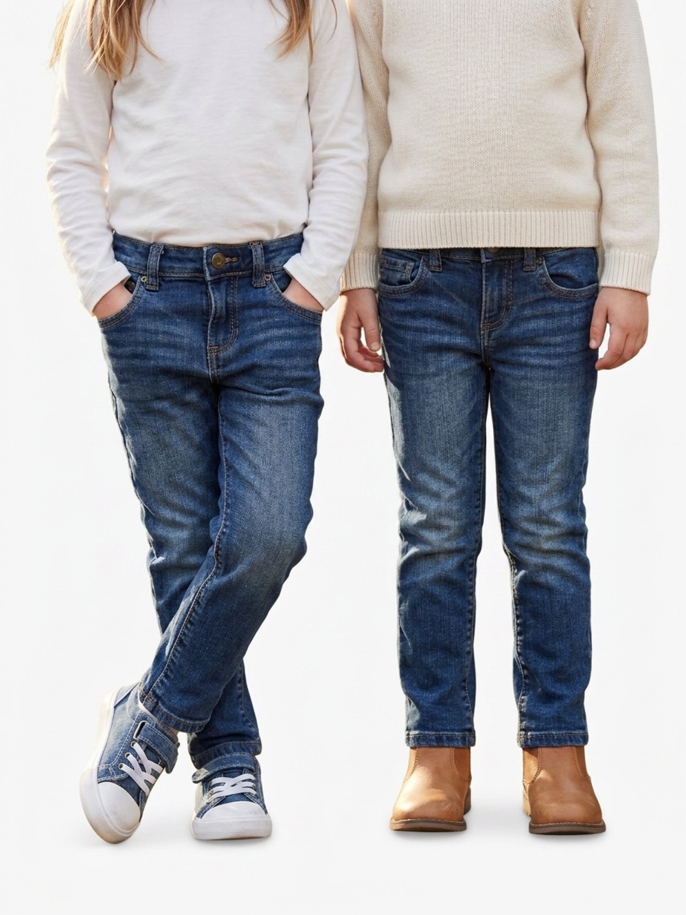 2 pairs jumping beans Dark Blue Kids Denim Jeans